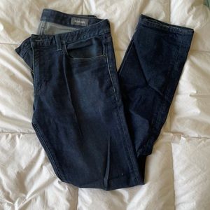 Bonobos men’s Jetsetter Jean, rinse wash (dark navy), sz 33/34 slim